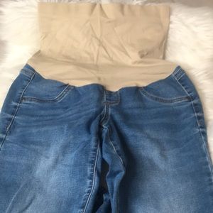 Like New, Maternity Stretch Denim Leggings
